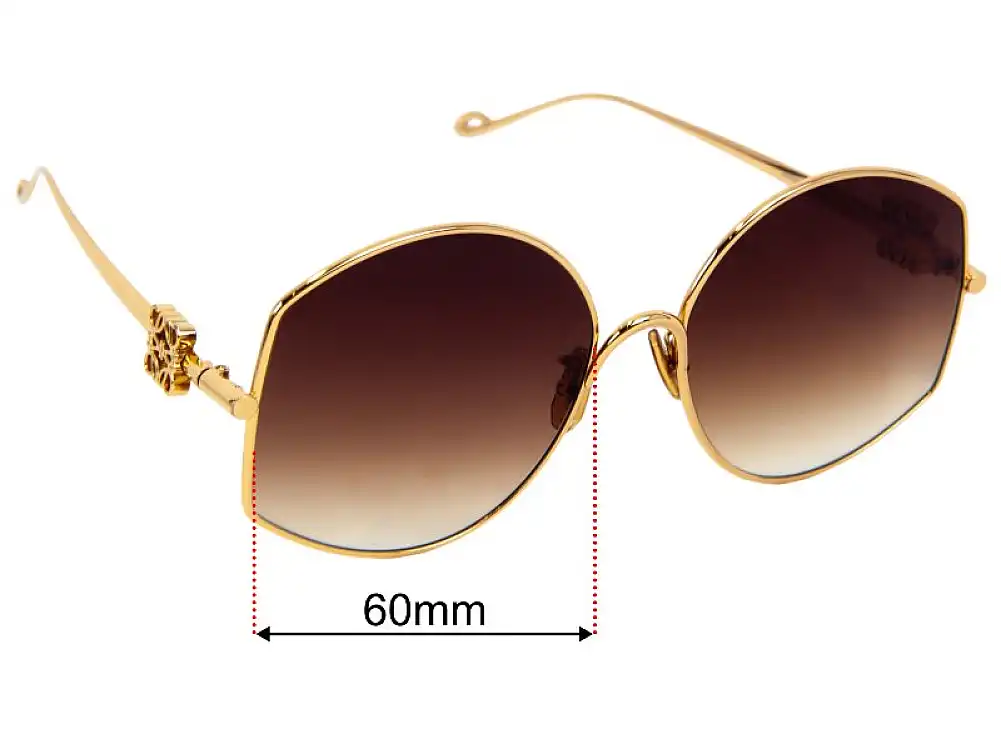 Sunglass Fix Ersatzgläser für Loewe LW40069U - 60mm Wide Sunglass Fix Ersatzgläser für Loewe LW40069U - 60mm Wide