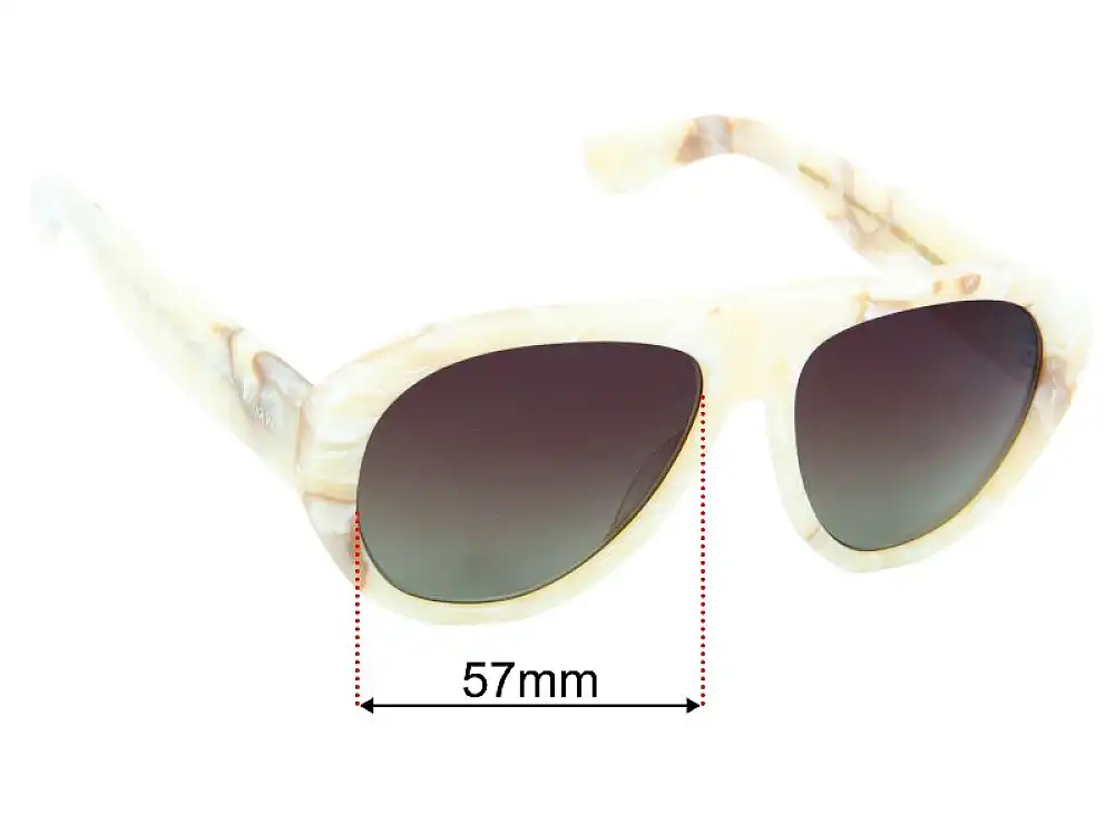 Sunglass Fix Ersatzgläser für Messy Weekend Mick - 57mm Wide Sunglass Fix Ersatzgläser für Messy Weekend Mick - 57mm Wide