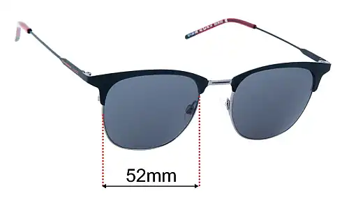 Sunglass Fix Replacement Lenses for Hugo Boss HG Sun Rx 14 52mm Hugo Boss HG Sun Rx 14 Replacement Lenses 52mm wide