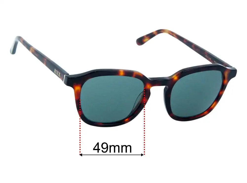 Sunglass Fix Replacement Lenses for Rixx Tribeca - 49mm Wide Sunglass Fix Replacement Lenses for Rixx Tribeca - 49mm Wide