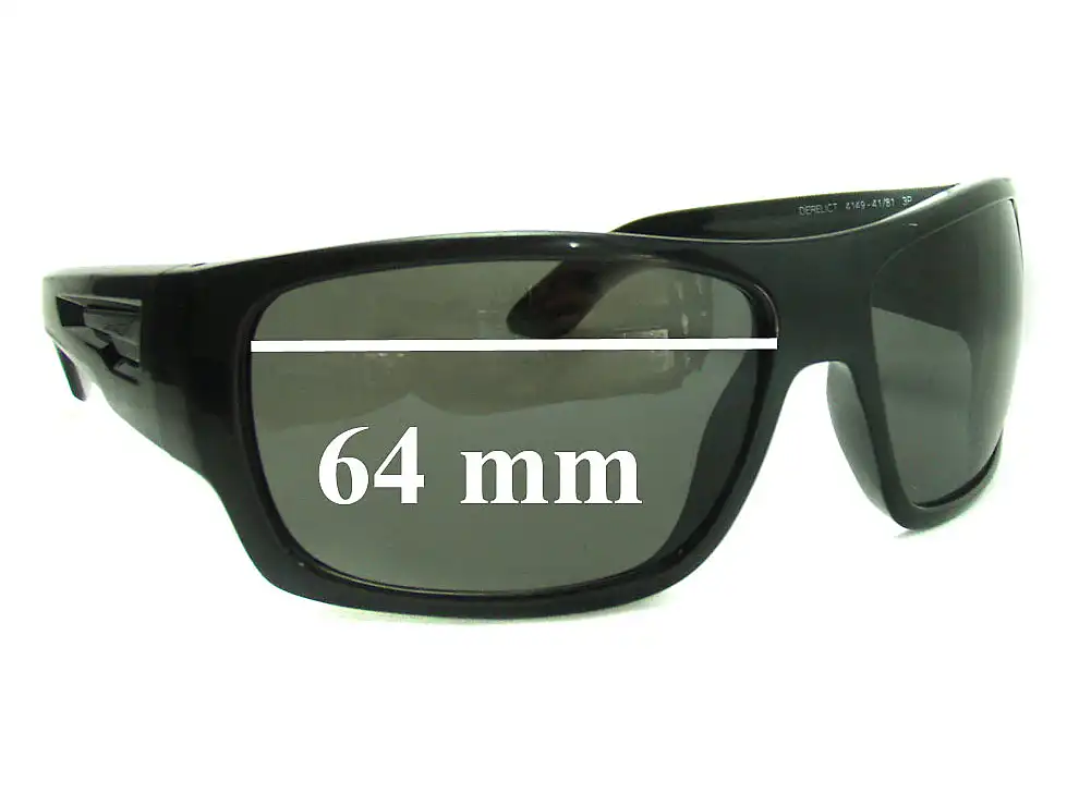 Sunglass Fix Ersatzgläser für Arnette Derelict AN4149 - 64mm Wide Sunglass Fix Ersatzgläser für Arnette Derelict AN4149 - 64mm Wide