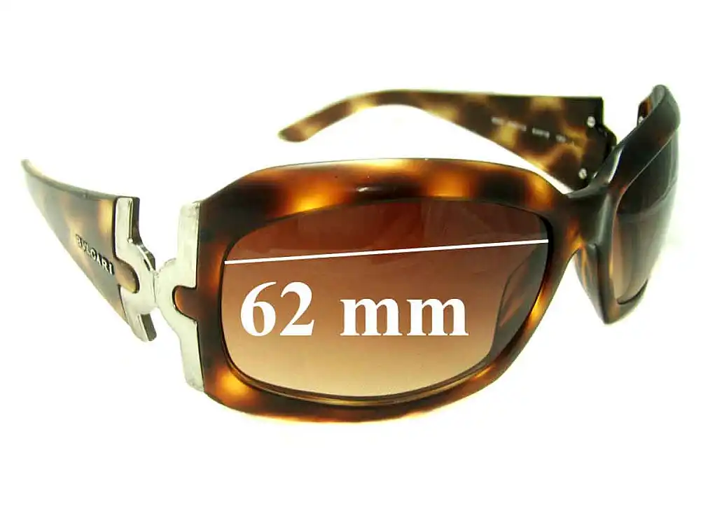 Sunglass Fix Ersatzgläser für Bvlgari 860 - 62mm Wide Sunglass Fix Ersatzgläser für Bvlgari 860 - 62mm Wide
