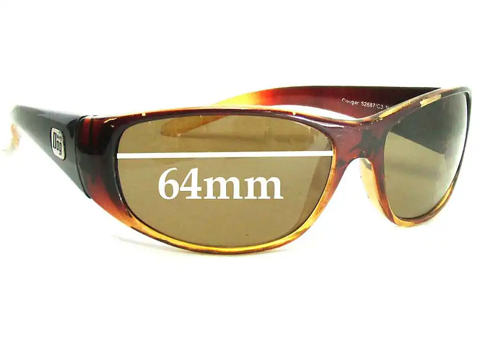 Sunglass Fix Ersatzgläser für Dirty Dog Cougar - 64mm Wide Sunglass Fix Ersatzgläser für Dirty Dog Cougar - 64mm Wide