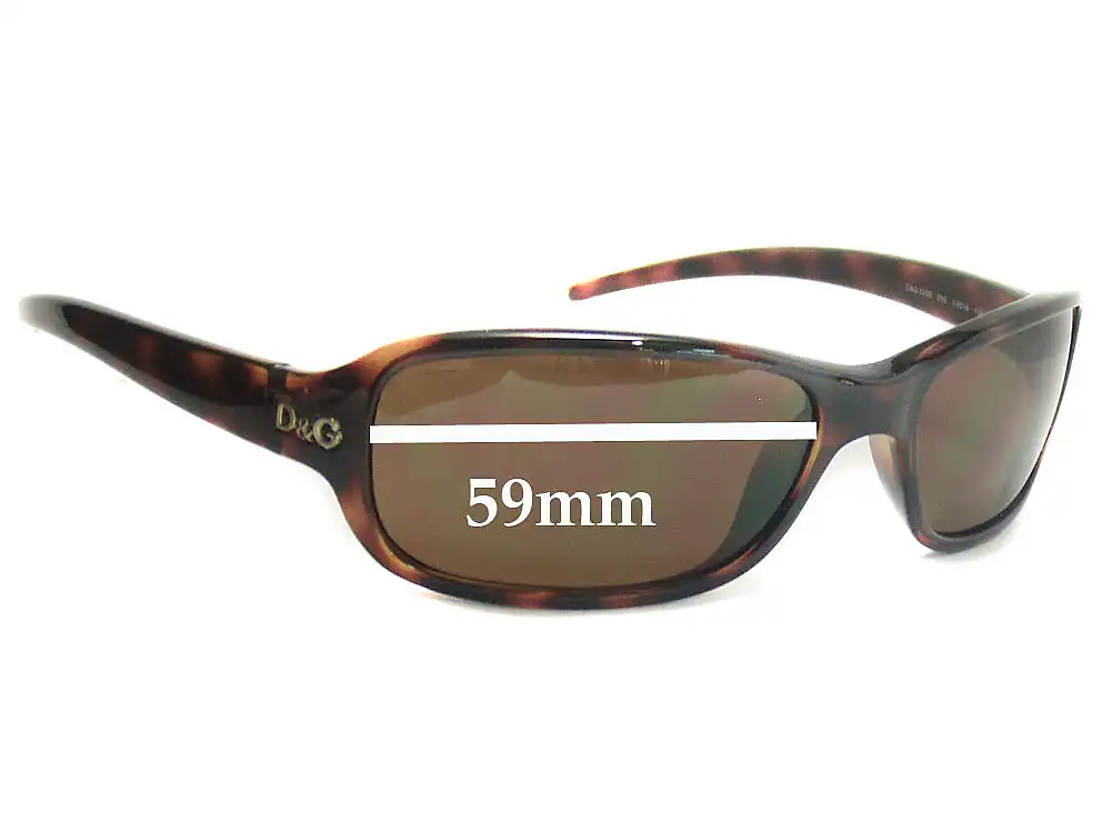 Sunglass Fix Ersatzgläser für Dolce & Gabbana DG2200 - 59mm Wide Sunglass Fix Ersatzgläser für Dolce & Gabbana DG2200 - 59mm Wide