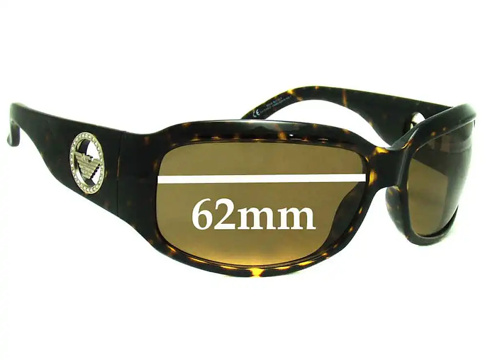 Sunglass Fix Ersatzgläser für Emporio Armani EA9344/S - 62mm Wide Sunglass Fix Ersatzgläser für Emporio Armani EA9344/S - 62mm Wide