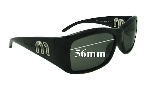 Sunglass Fix Ersatzgläser für Miu Miu SMU02H - 56mm Wide Sunglass Fix Ersatzgläser für Miu Miu SMU02H - 56mm Wide