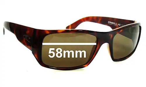 Sunglass Fix Ersatzgläser für O'Neill FILO - 58mm Wide O'Neill FILO Ersatzlinsen 58mm wide