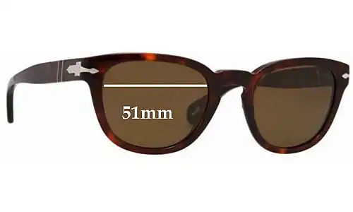 Sunglass Fix Ersatzgläser für Persol 2961-S - 51mm Wide Sunglass Fix Ersatzgläser für Persol 2961-S - 51mm Wide