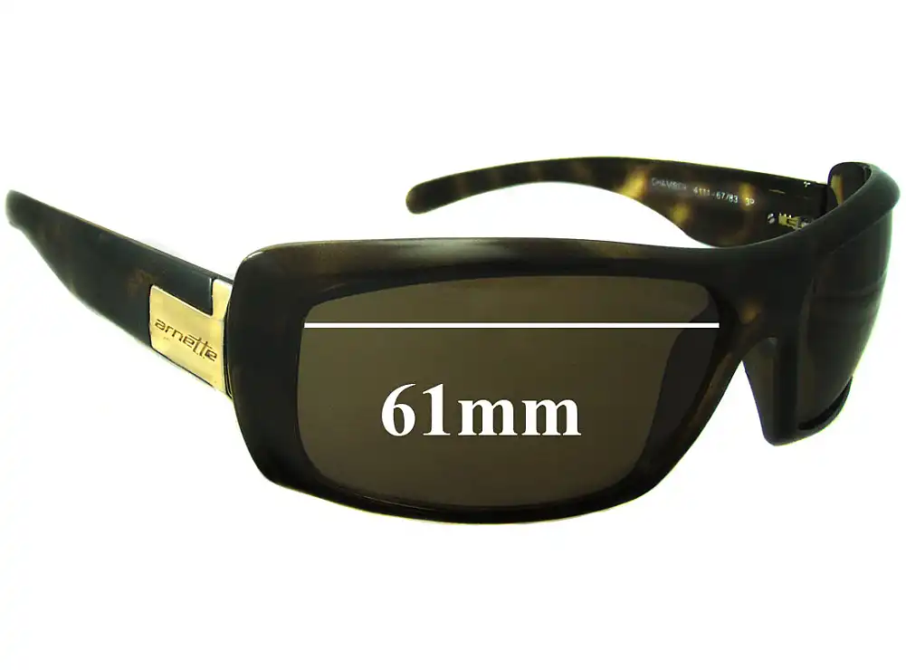 Sunglass Fix Ersatzgläser für Arnette Chamber AN4111 - 61mm Wide Sunglass Fix Ersatzgläser für Arnette Chamber AN4111 - 61mm Wide