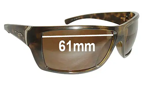 Sunglass Fix Ersatzgläser für Arnette Defy AN4124 - 61mm Wide Sunglass Fix Ersatzgläser für Arnette Defy AN4124 - 61mm Wide