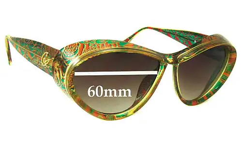 Sunglass Fix Ersatzgläser für Christian Lacroix Lacroix 7366 - 60mm Wide Sunglass Fix Ersatzgläser für Christian Lacroix Lacroix 7366 - 60mm Wide