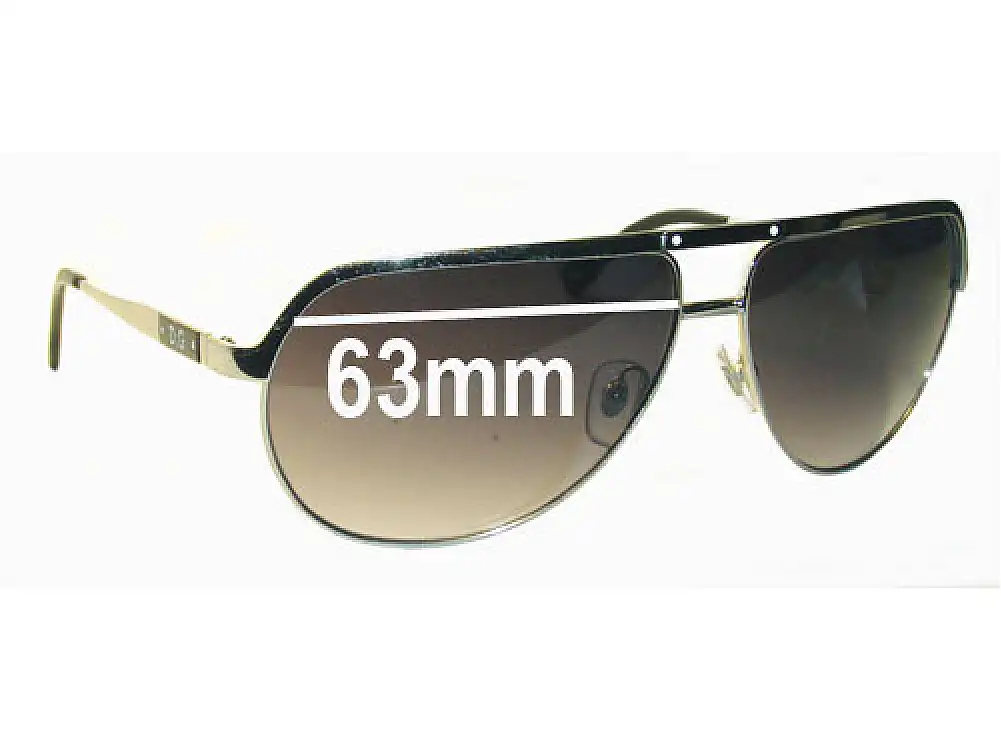 Sunglass Fix Ersatzgläser für Dolce & Gabbana DD6065 - 63mm Wide Sunglass Fix Ersatzgläser für Dolce & Gabbana DD6065 - 63mm Wide