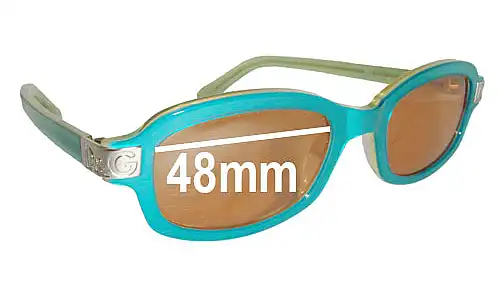 Sunglass Fix Ersatzgläser für Dolce & Gabbana DG2055 - 48mm Wide Dolce & Gabbana DG2055 Ersatzlinsen 48mm wide