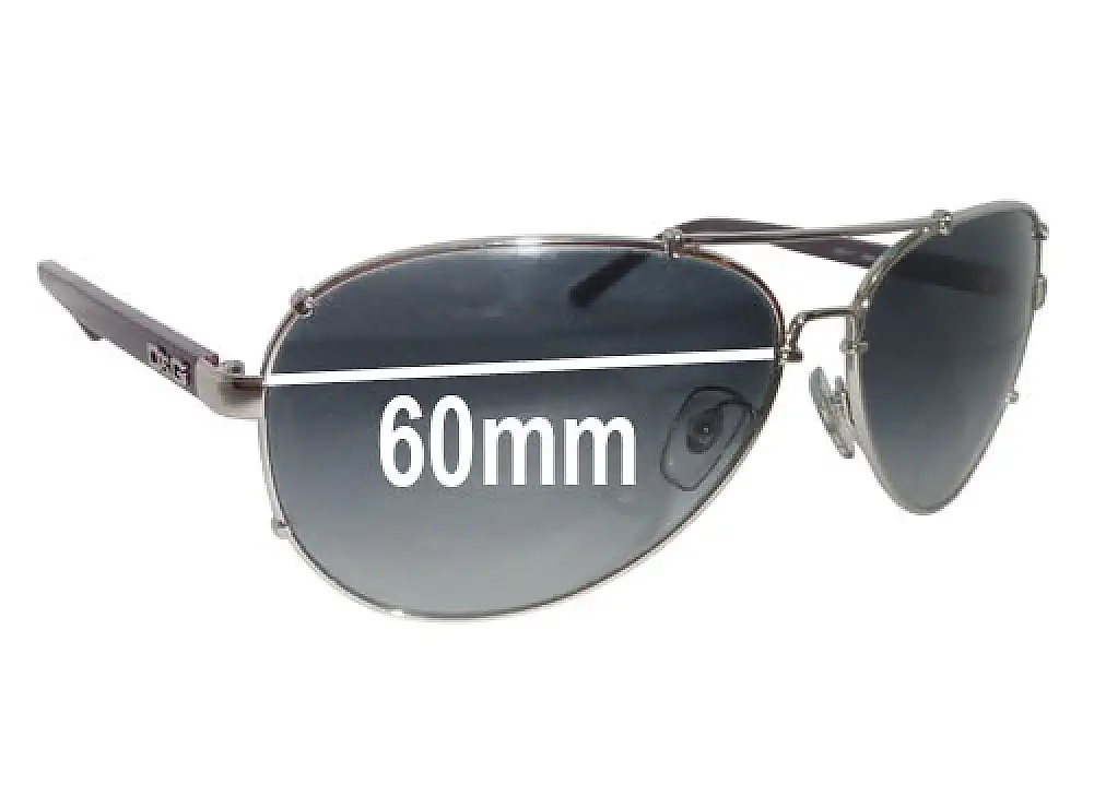 Sunglass Fix Ersatzgläser für Dolce & Gabbana DG6047 - 60mm Wide Sunglass Fix Ersatzgläser für Dolce & Gabbana DG6047 - 60mm Wide