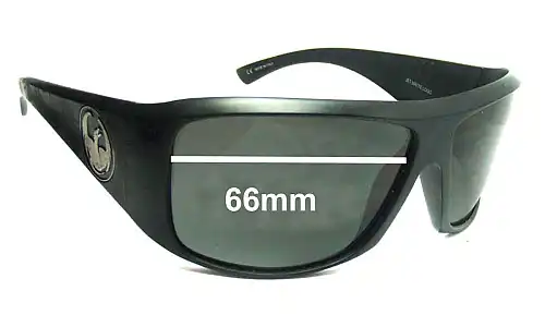 Sunglass Fix Ersatzgläser für Dragon Calavera - 66mm Wide Dragon Calavera Ersatzlinsen 66mm wide