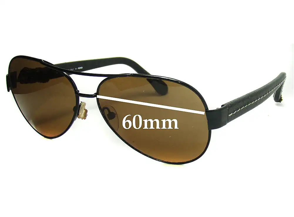 Sunglass Fix Ersatzgläser für Fendi FS 396ML - 60mm Wide Sunglass Fix Ersatzgläser für Fendi FS 396ML - 60mm Wide