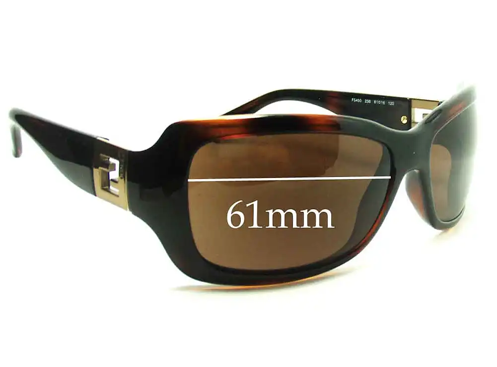 Sunglass Fix Ersatzgläser für Fendi FS 450 - 61mm Wide Sunglass Fix Ersatzgläser für Fendi FS 450 - 61mm Wide