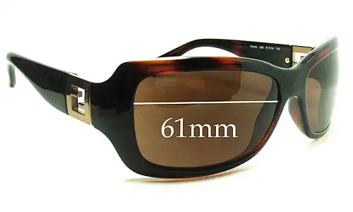 Sunglass Fix Ersatzgläser für Fendi FS 450 - 61mm Wide Sunglass Fix Ersatzgläser für Fendi FS 450 - 61mm Wide
