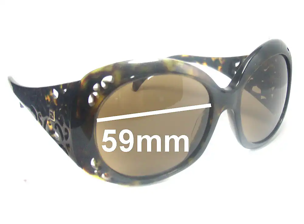 Sunglass Fix Ersatzgläser für Fendi FS 5091 - 59mm Wide Sunglass Fix Ersatzgläser für Fendi FS 5091 - 59mm Wide