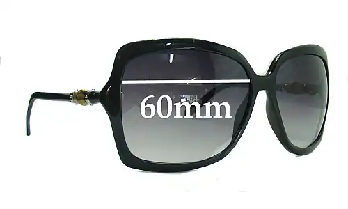 Sunglass Fix Ersatzgläser für Gucci GG3131/S - 60mm Wide Sunglass Fix Ersatzgläser für Gucci GG3131/S - 60mm Wide