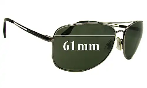 Sunglass Fix Ersatzgläser für Hugo Boss 0004/S - 61mm Wide Hugo Boss 0004/S Ersatzlinsen 61mm wide