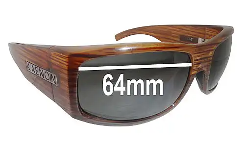 Sunglass Fix Ersatzgläser für Kaenon Gauge - 64mm Wide Sunglass Fix Ersatzgläser für Kaenon Gauge - 64mm Wide