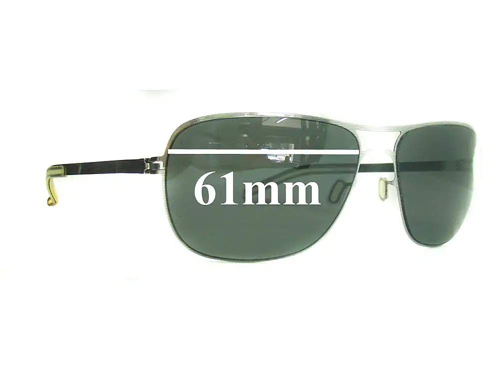 Sunglass Fix Ersatzgläser für Mykita Burt - 61mm Wide Sunglass Fix Ersatzgläser für Mykita Burt - 61mm Wide