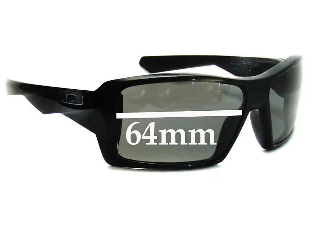 Sunglass Fix Ersatzgläser für Oakley Eye Patch - 64mm Wide Sunglass Fix Ersatzgläser für Oakley Eye Patch - 64mm Wide