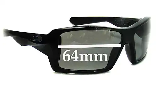 Sunglass Fix Ersatzgläser für Oakley Eye Patch - 64mm Wide Sunglass Fix Ersatzgläser für Oakley Eye Patch - 64mm Wide
