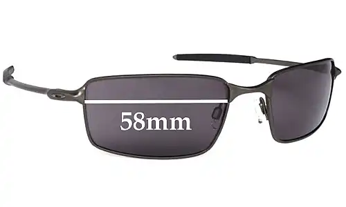 Sunglass Fix Ersatzgläser für Oakley New Square Wire 2006 - 58mm Wide Sunglass Fix Ersatzgläser für Oakley New Square Wire 2006 - 58mm Wide