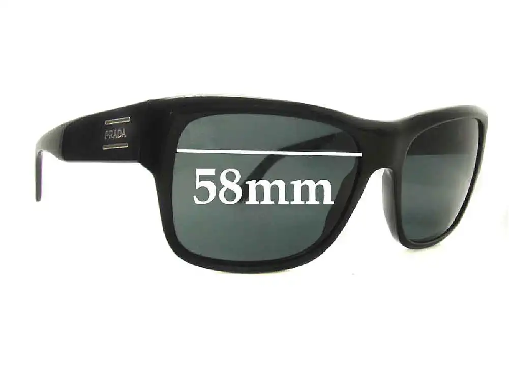Sunglass Fix Ersatzgläser für Prada SPR02M - 58mm Wide Sunglass Fix Ersatzgläser für Prada SPR02M - 58mm Wide