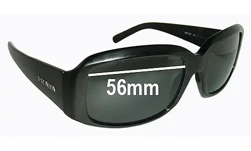Sunglass Fix Ersatzgläser für Prada SPR12H - 56mm Wide Sunglass Fix Ersatzgläser für Prada SPR12H - 56mm Wide