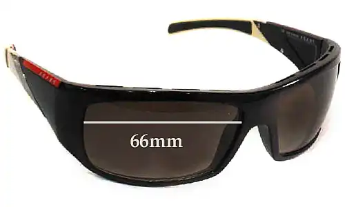 Sunglass Fix Ersatzgläser für Prada SPS06H - 66mm Wide Sunglass Fix Ersatzgläser für Prada SPS06H - 66mm Wide