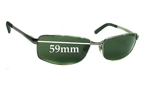 Sunglass Fix Ersatzgläser für Ray-Ban RB3194 - 59mm Wide Ray-Ban RB3194 Ersatzlinsen 59mm wide