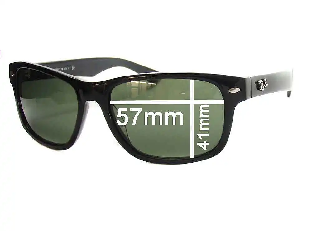 Sunglass Fix Ersatzgläser für Ray Ban RB2140 Wayfarer - 57mm Wide Sunglass Fix Ersatzgläser für Ray Ban RB2140 Wayfarer - 57mm Wide
