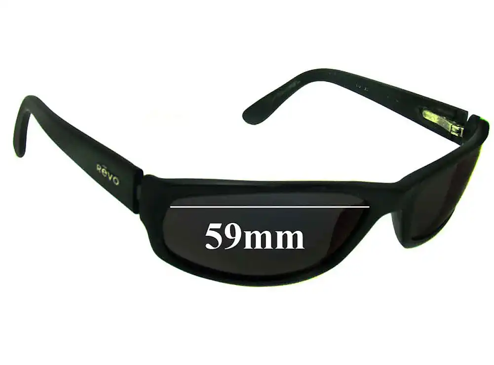 Sunglass Fix Ersatzgläser für Revo Unknown Model - 59mm Wide Sunglass Fix Ersatzgläser für Revo Unknown Model - 59mm Wide