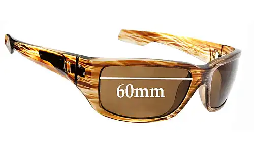 Sunglass Fix Ersatzgläser für Spy Optic Nolen - 60mm Wide Sunglass Fix Ersatzgläser für Spy Optic Nolen - 60mm Wide