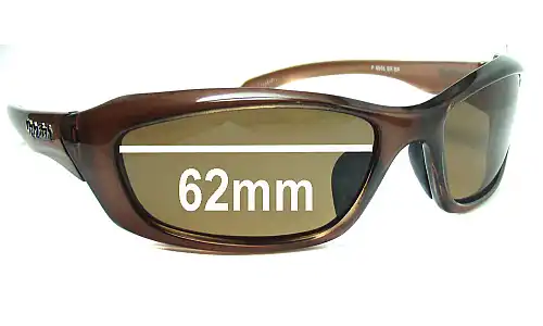 Sunglass Fix Ersatzgläser für Ugly Fish P6558 - 62mm Wide Sunglass Fix Ersatzgläser für Ugly Fish P6558 - 62mm Wide