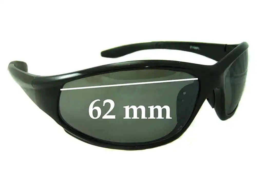 Sunglass Fix Ersatzgläser für Unbranded 21106PL - 62mm Wide Sunglass Fix Ersatzgläser für Unbranded 21106PL - 62mm Wide
