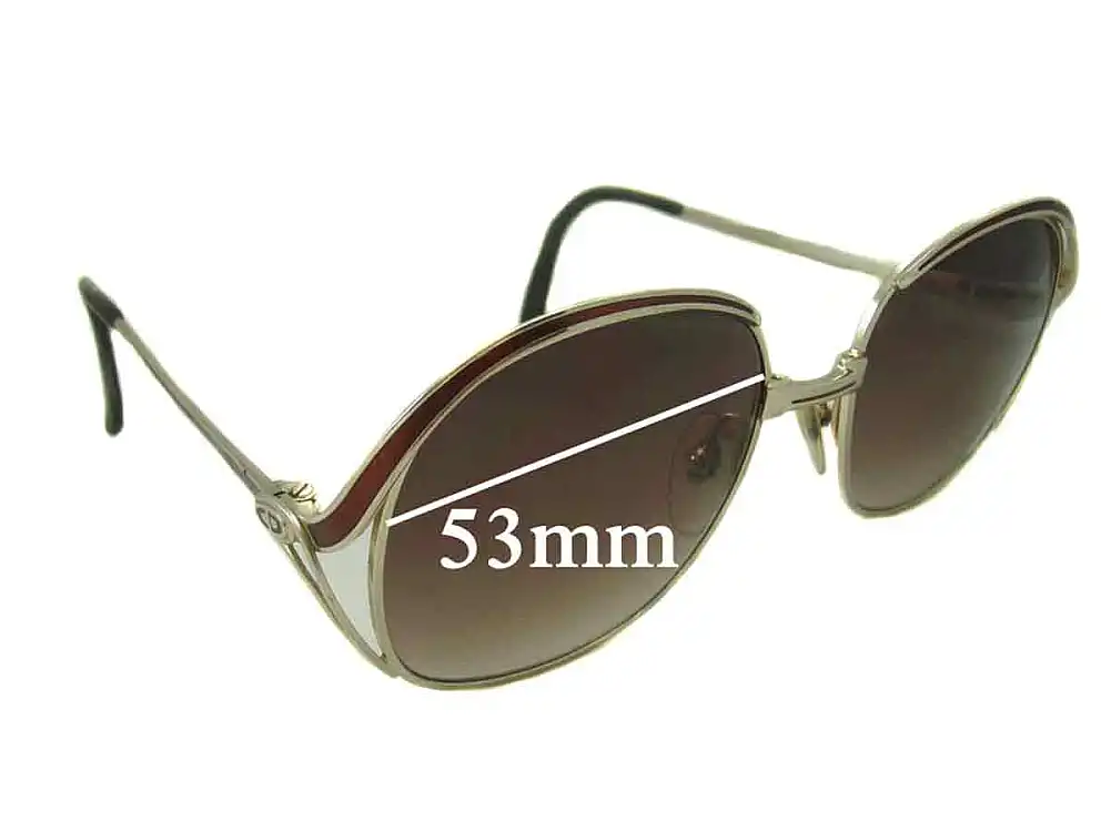 Sunglass Fix Ersatzgläser für Christian Dior CD2145 - 53mm Wide Sunglass Fix Ersatzgläser für Christian Dior CD2145 - 53mm Wide