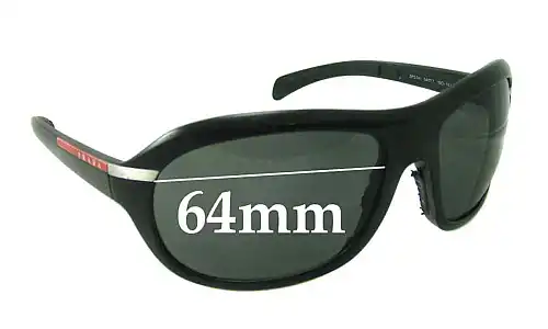 Sunglass Fix Ersatzgläser für Prada SPS04I - 64mm Wide Sunglass Fix Ersatzgläser für Prada SPS04I - 64mm Wide