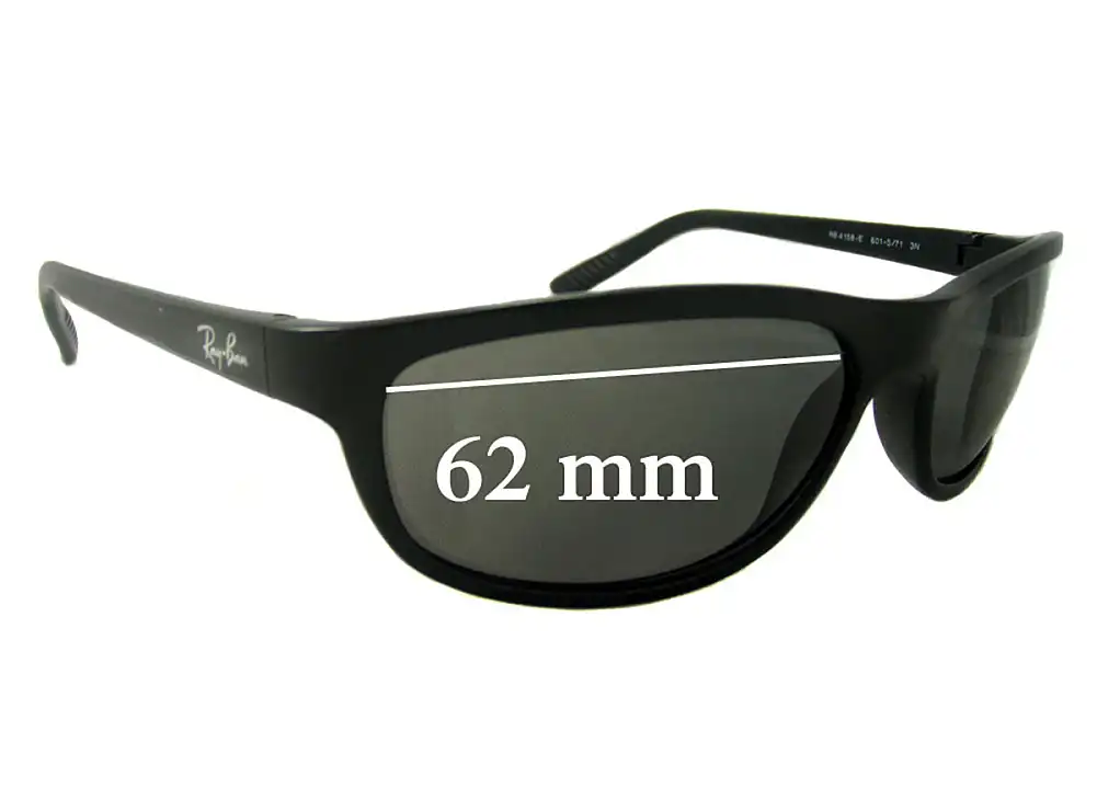 Sunglass Fix Ersatzgläser für Ray-Ban RB4158-E - 62mm Wide Sunglass Fix Ersatzgläser für Ray-Ban RB4158-E - 62mm Wide