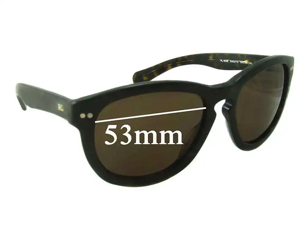 Sunglass Fix Ersatzgläser für Polo RA 8028 - 53mm Wide Sunglass Fix Ersatzgläser für Polo RA 8028 - 53mm Wide