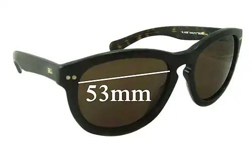 Sunglass Fix Ersatzgläser für Polo RA 8028 - 53mm Wide Polo RA 8028 Ersatzlinsen 53mm wide