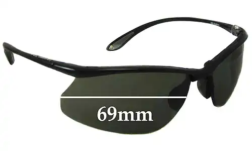 Sunglass Fix Ersatzgläser für Bolle Kicker - 69mm Wide Bolle Kicker Ersatzlinsen 69mm wide
