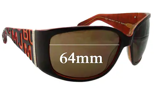 Sunglass Fix Ersatzgläser für Marc by Marc Jacobs MMJ 008/S - 64mm Wide Sunglass Fix Ersatzgläser für Marc by Marc Jacobs MMJ 008/S - 64mm Wide