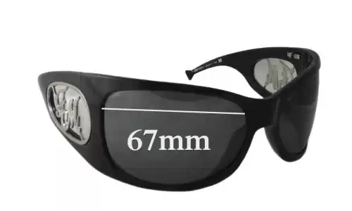 Sunglass Fix Ersatzgläser für Frankie Morello Morello - 67mm Wide Sunglass Fix Ersatzgläser für Frankie Morello Morello - 67mm Wide
