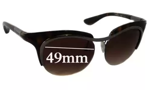 Sunglass Fix Ersatzgläser für Prada SPR68O - 49mm Wide Sunglass Fix Ersatzgläser für Prada SPR68O - 49mm Wide