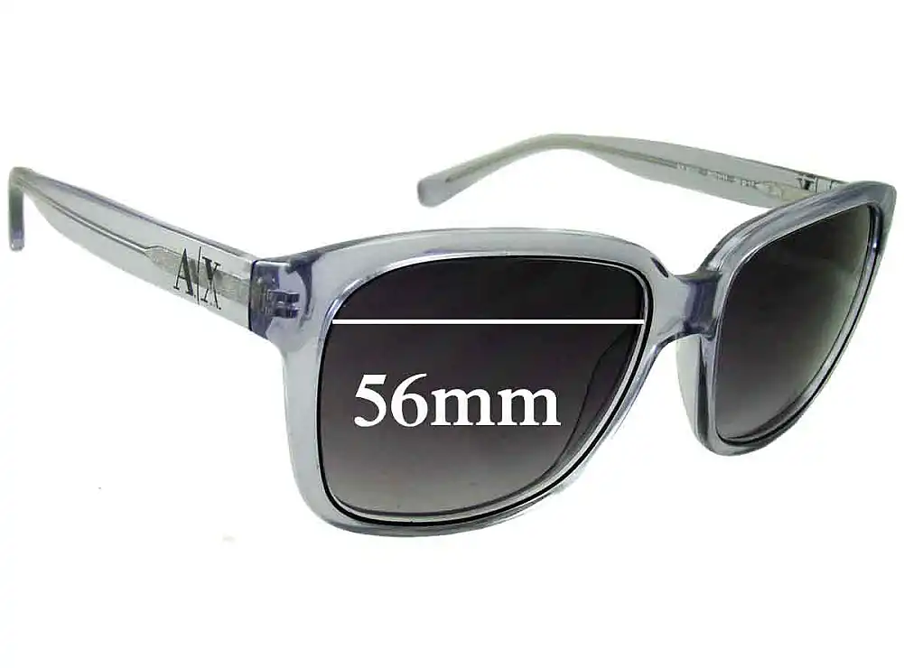 Sunglass Fix Ersatzgläser für Armani Exchange AX 4002 - 56mm Wide Sunglass Fix Ersatzgläser für Armani Exchange AX 4002 - 56mm Wide
