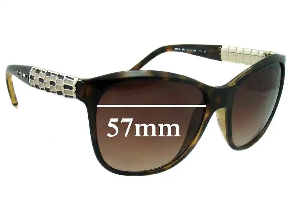 Sunglass Fix Ersatzgläser für Bvlgari 8104 - 57mm Wide Sunglass Fix Ersatzgläser für Bvlgari 8104 - 57mm Wide